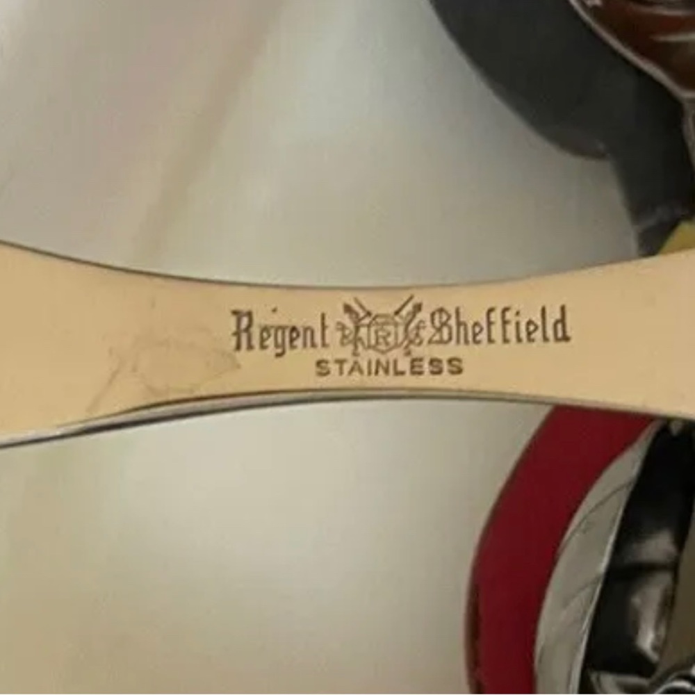 VTG REGENT SHEFFIELD LIGHTNING EDGE STAINLESS STEEL MEAT SERVING FORK